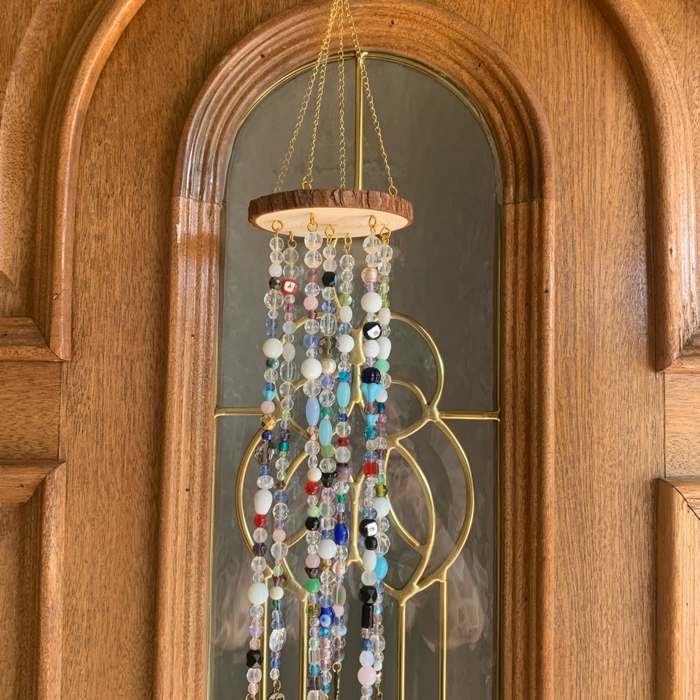Elegant Multicolor Beaded Hanging Decor